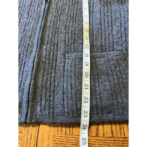 Vintage Wondra Wool Knitting Needles Vintage Cardigan Sweater Jacket Gray Small - Picture 9 of 9